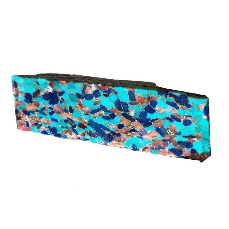 Blue turquoise and mop compressed turquoise block1