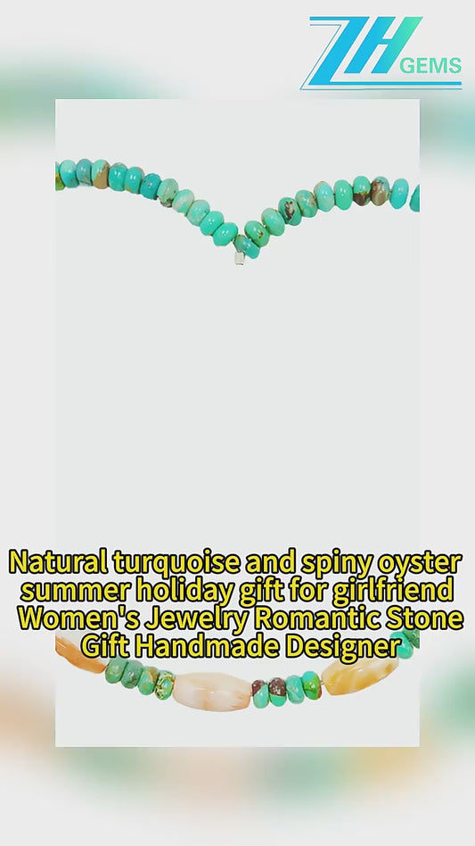 Natural Turquoise Spiny Oster Burma Jadeite 16inch 14gram Spiritual And Healing Jewelry For Growth Harmony1