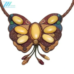 Stunning black Amber cowhide necklace Huge Baltic amber necklace 23.1gram with sterling cowhide gorgeous Adjustable Poison promise jewelry brown yellow