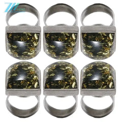 Stunning black amber ring Huge Baltic amber ring 15.8gram with sterling silver gorgeous Adjustable Poison promise jewelry